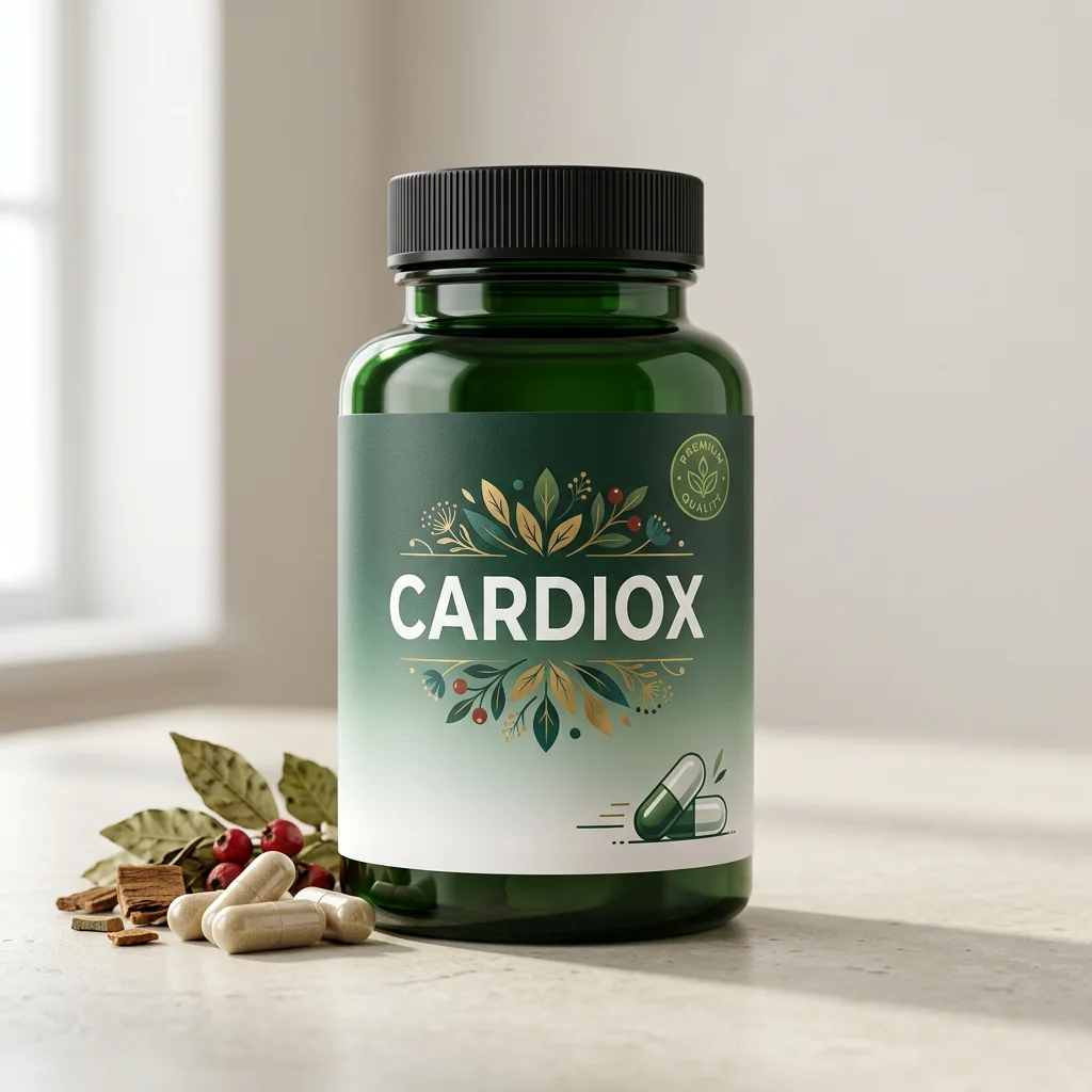 CardioX food supplement bottle, 60 capsules, for people over 50